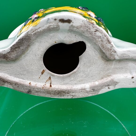 PAIR OF VINTAGE CERAMICS POTTERY ASIAN FIGURES, 7 INCH - Picture 11 of 11